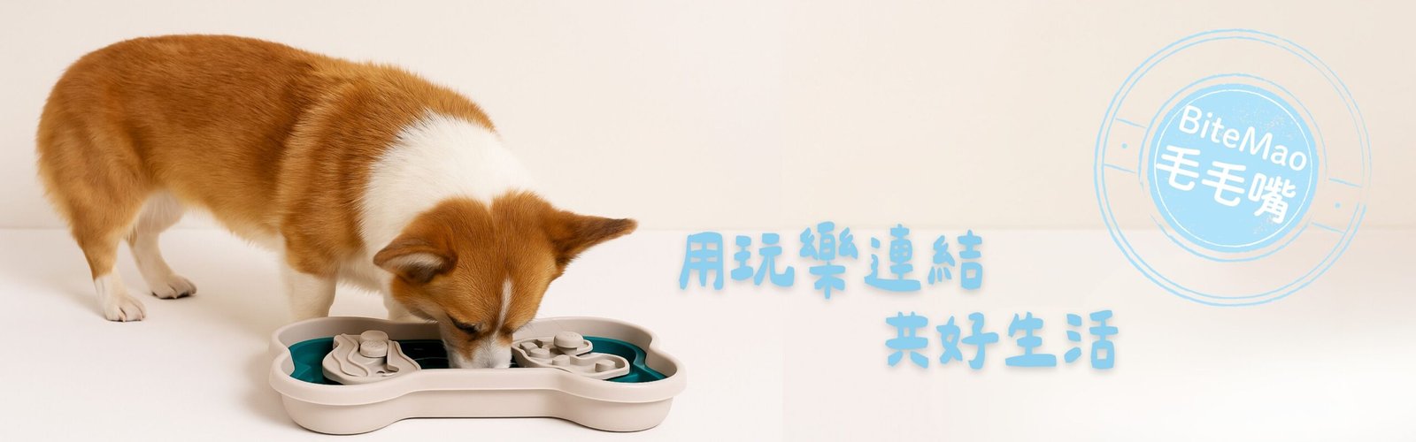 毛毛嘴BiteMao品牌理念用好玩趣味連結寵物共好生活
